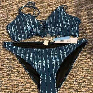 Brand New Blue dot bikini